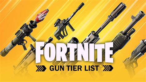 Fortnite Guns Tier List Specifications And Features Gosugamers India