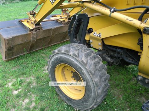 2005 John Deere 110 Loader 4x4 Tractor Backhoe Full Cab Diesel