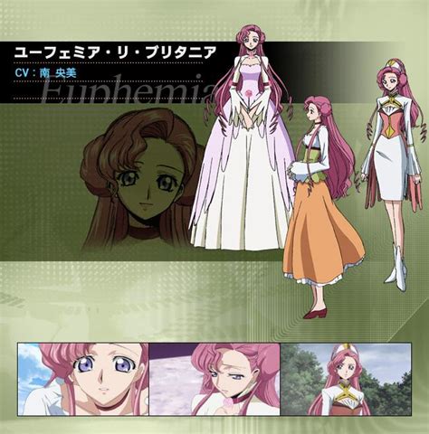 Euphemia Li Britannia Code Geass Lelouch Of The Rebellion Anime Characters Database