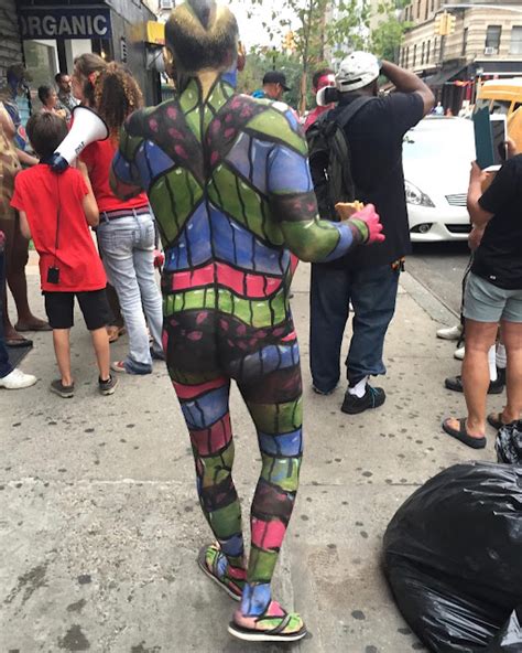 Ev Grieve Today Was The Rd Annual Nyc Bodypainting Day As You May Have Noticed
