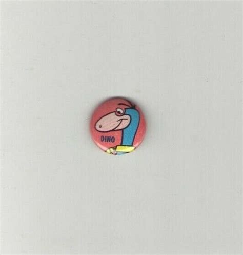 1973 Dino Pin The Flintstones Pinback Bubble Gum Machine Button
