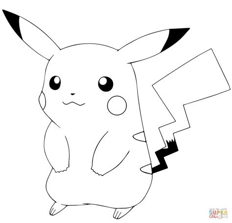 pokemon pikachu coloring pages adg