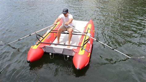 Mistrovství Docela Teta Diy Inflatable Boat Konverze Překonat Pozorovat