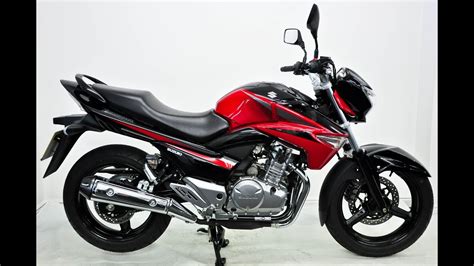 An odd choice in color palette, though when done tastefully, could yield edgy retro style. Suzuki Inazuma Black/Red 2016 - YouTube