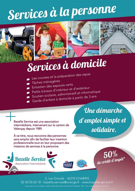 Portage De Repas Et Services à La Personne De Bazelle Service — Commune