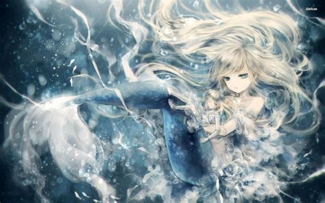 10 Anime Blue Mermaid Wallpaper Sachi Wallpaper