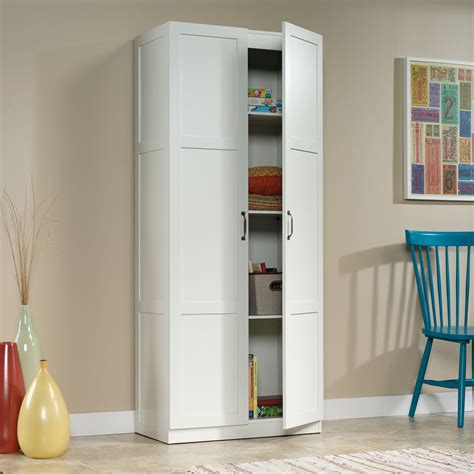 Sauder Select 2 Door Tall Storage Cabinet White Finish