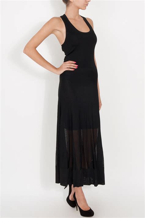 Check spelling or type a new query. Lyst - A.L.C. Malika Gauge Knit Maxi Dress in Black