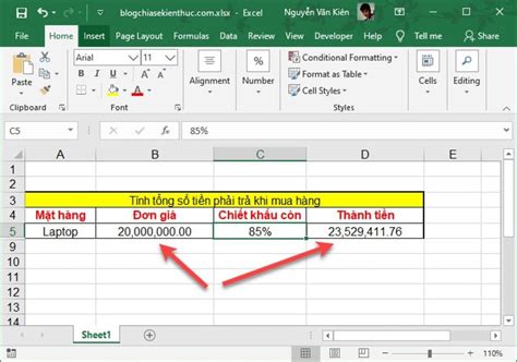 Cách đổi dấu phẩy thành dấu chấm trong Excel một cách hiệu quả