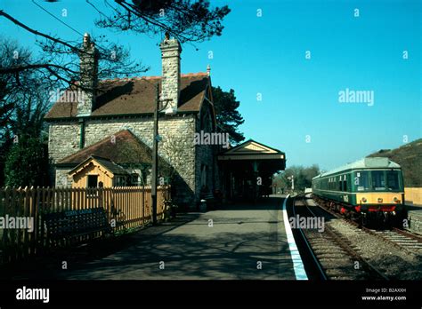 Railway Station Train Stock Photo Alamy