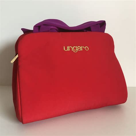 Emanuel Ungaro Vintage Bag 90s Paris Ceremony Wedding Red Etsy Italia