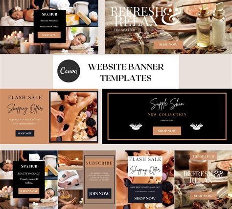 Website Banner Templates Canva