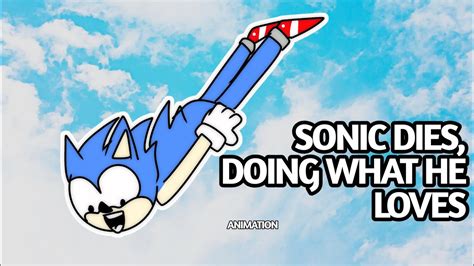 Sonic Dies Doing What He Loved Meme Short Animation Ft Sonic