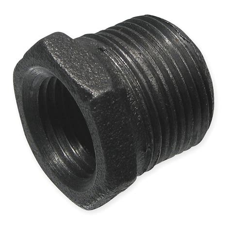 1 In X 12 In Black Malleable Iron Hex Bushing Warren Pipe And Supply