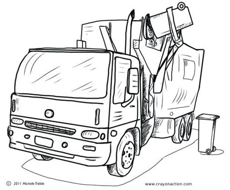 Coloring page top free printable truck coloring pages online for. Garbage Coloring Page at GetColorings.com | Free printable ...