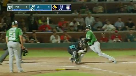 Pablo Sandoval Steamrolls Catcher In The Mexican League Video