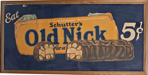 Lot Of 2 Schutters Old Nick Candy Bar Items