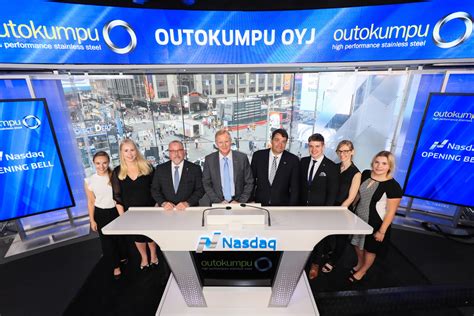 Former bank of england governor carney joins board of digital payments company stripe. Outokumpu rings Nasdaq opening bell in New York today ...