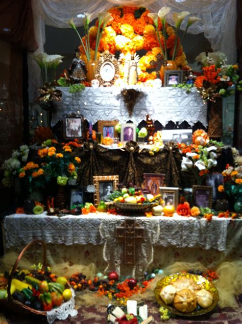 Dia De Los Muertos Altar Installation By My Mother Ofelia Esparza At