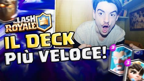 All of these decks were shared on clash royale arena before so make sure you check the mentioned pages also for more detailed tips and strategies. IL DECK PIÙ VELOCE DI SEMPRE CON LEGGENDARIA!!! 2.1 DI ...