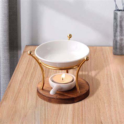 Romantic Ceramic Tealight Candle Holder Wax Melt T Aroma Burner Wax