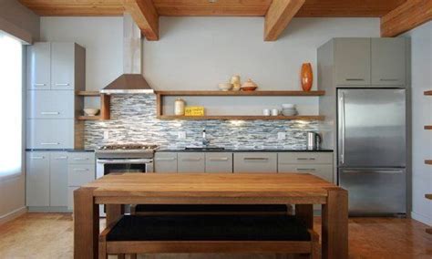 This helps save floor space and also reduces construction costs since it's often easier to design and build furniture this way. 10 Lovely & Efficient One-Wall Kitchens | Kitchen designs ...