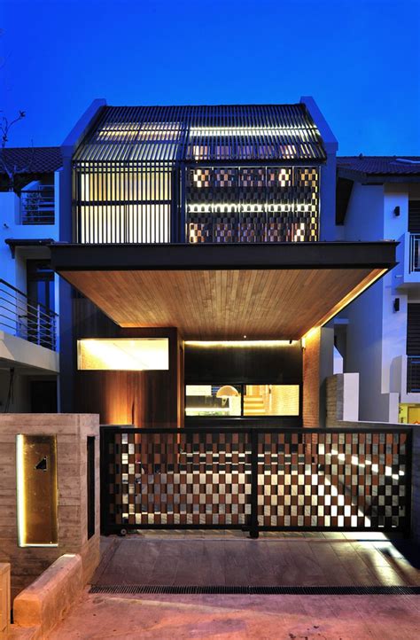 Chin Terrace Singapore Small House Big Space Laud Facade House