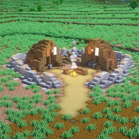 Senpaii On Instagram Minecraft Walled Camp Site Build Rate It 1 10 🔥 ——————————————— Fol