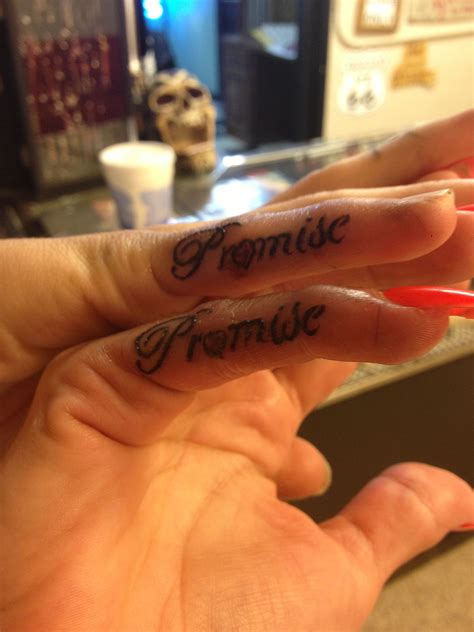 Matching Pinky Promise Tattoos With My Sister Love Tattoos Simple