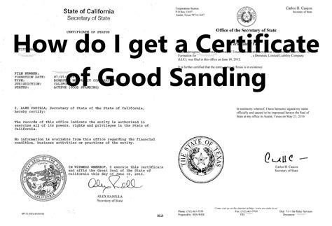 What Is Certificate Of Good Standing Attorney
