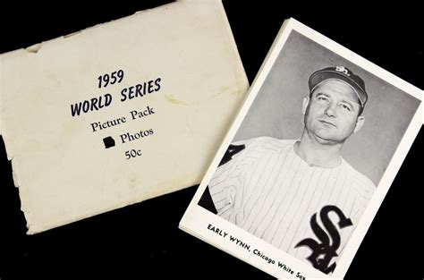 Lot Detail 1959 Chicago White Sox Picture Pak World Series Team Loto Of 25 W Original Envelope