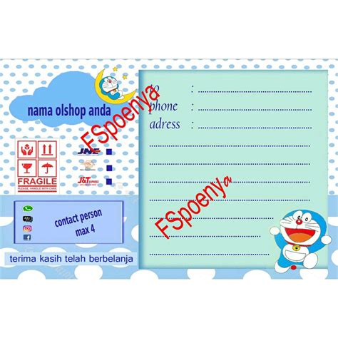 Po sticker ultah sticker ulang tahun sticker murah stiker olshop via shopee.co.id. Wow 26+ Gambar Doraemon Untuk Olshop - Richa Gambar