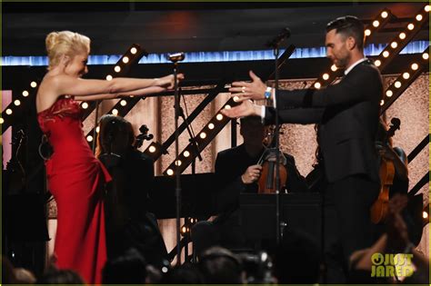 Adam Levine Gwen Stefani Perform My Heart Is Open Duet At Grammys