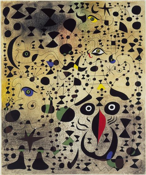 Joan Miró The Beautiful Bird Revealing The Unknown To A Pair Of Lovers