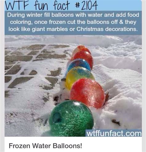 Frozen Water Balloons Musely
