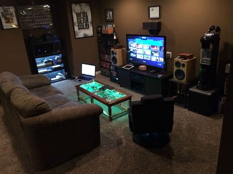 It's a nice little setup. Ultimate PS4 Setup | Video game room decor, Video game rooms