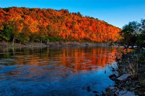 Meramec River In Missouri In Autumn I Grew Up On Its Banks Near