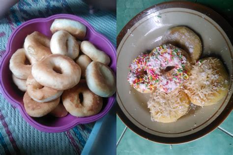 Setelah beli bahan buat bikin kue, jadi hari ini kita bikin kue putri salju untuk yang pertama kalinya. Resep Membuat Donat Empuk Tanpa Kentang