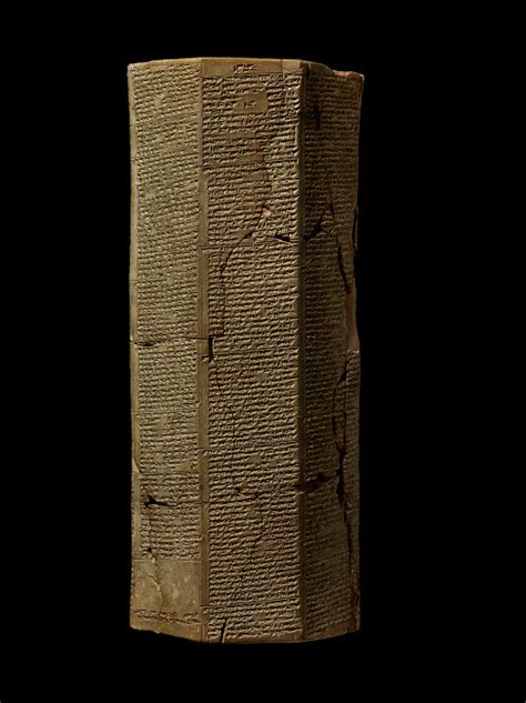 Library Of Ashurbanipal Prism Middle Assyrian Ashur The British