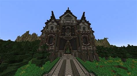 Slenders Mansions A Gothic Style Build With Custom Terrain