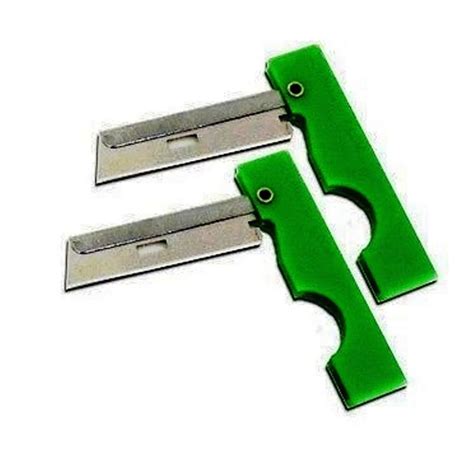 Pocket Prep Razor Surgical Prep Razor Folding Utility Knife Green