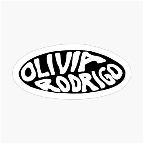 Olivia Rodrigo Logo Sticker