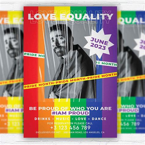 download lgbt pride day flyer psd template exclusiveflyer