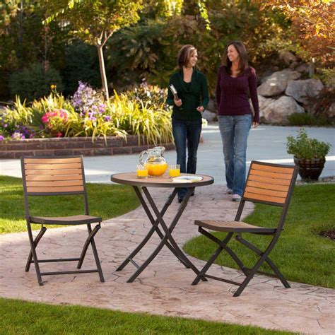 Get it as soon as wed, may 5. Lifetime 3-Piece Folding Patio Bistro Set-60074U - The Home Depot