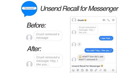 Check spelling or type a new query. Unsend Recall for Messenger — Recalling removed messages ...