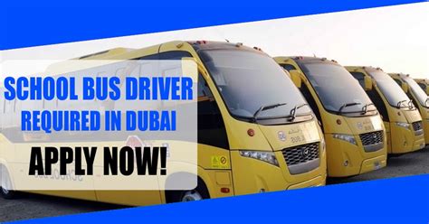 Search 1000s jobs in dubai and apply for the vacancy in seconds with jobsora.com! SCHOOL BUS DRIVER REQUIRED IN DUBAI