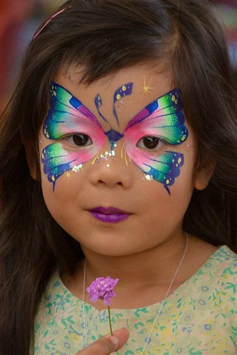 Beautiful Butterfly Butterfly Face Paint Face Painting Designs Girl