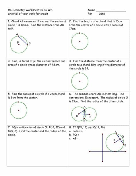 Geometry Worksheet 10