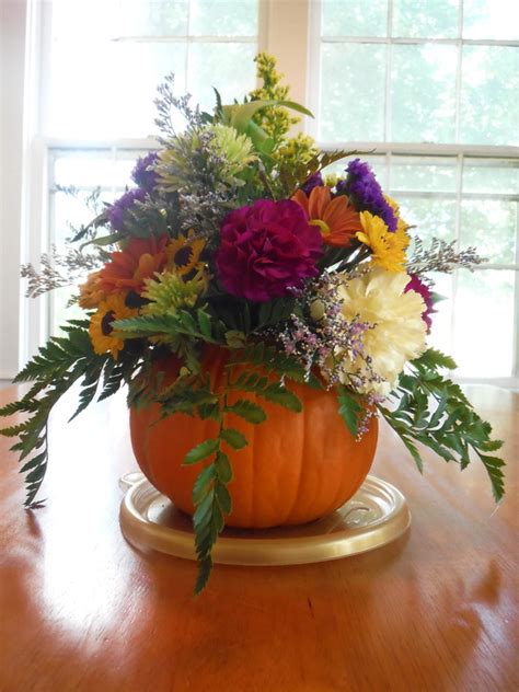 How To Make Pumpkin Floral Arrangements Homeechome