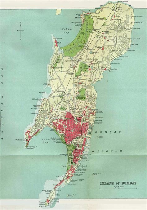 Satellite view and map is showing marathi mumbai (until 1995 known as bombay), a port city situated on the west coast of maharashtra state of india. Historical Map Mumbai • Mapsof.net